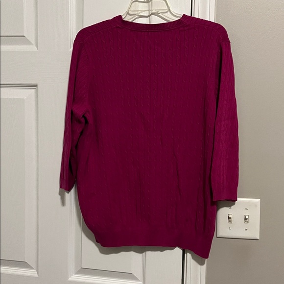 Kim Rogers Pink Cotton Sweater - Picture 3 of 3